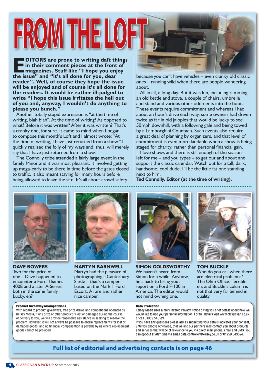 Classic Van & Pick-up Preview Pages