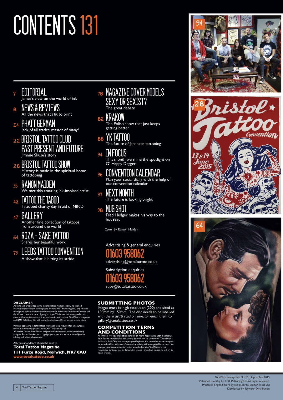Total Tattoo Preview Pages