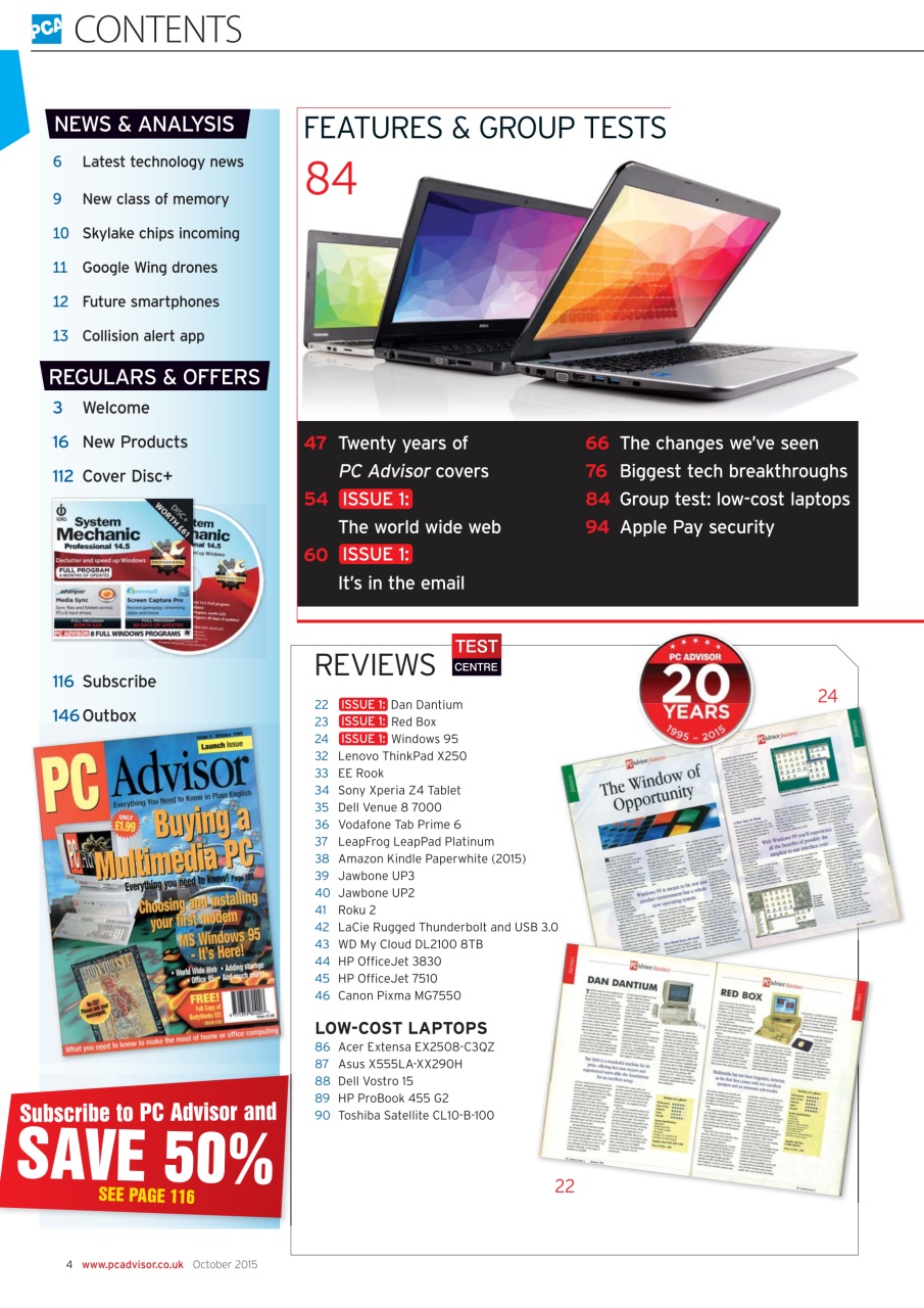 Tech Advisor Preview Pages