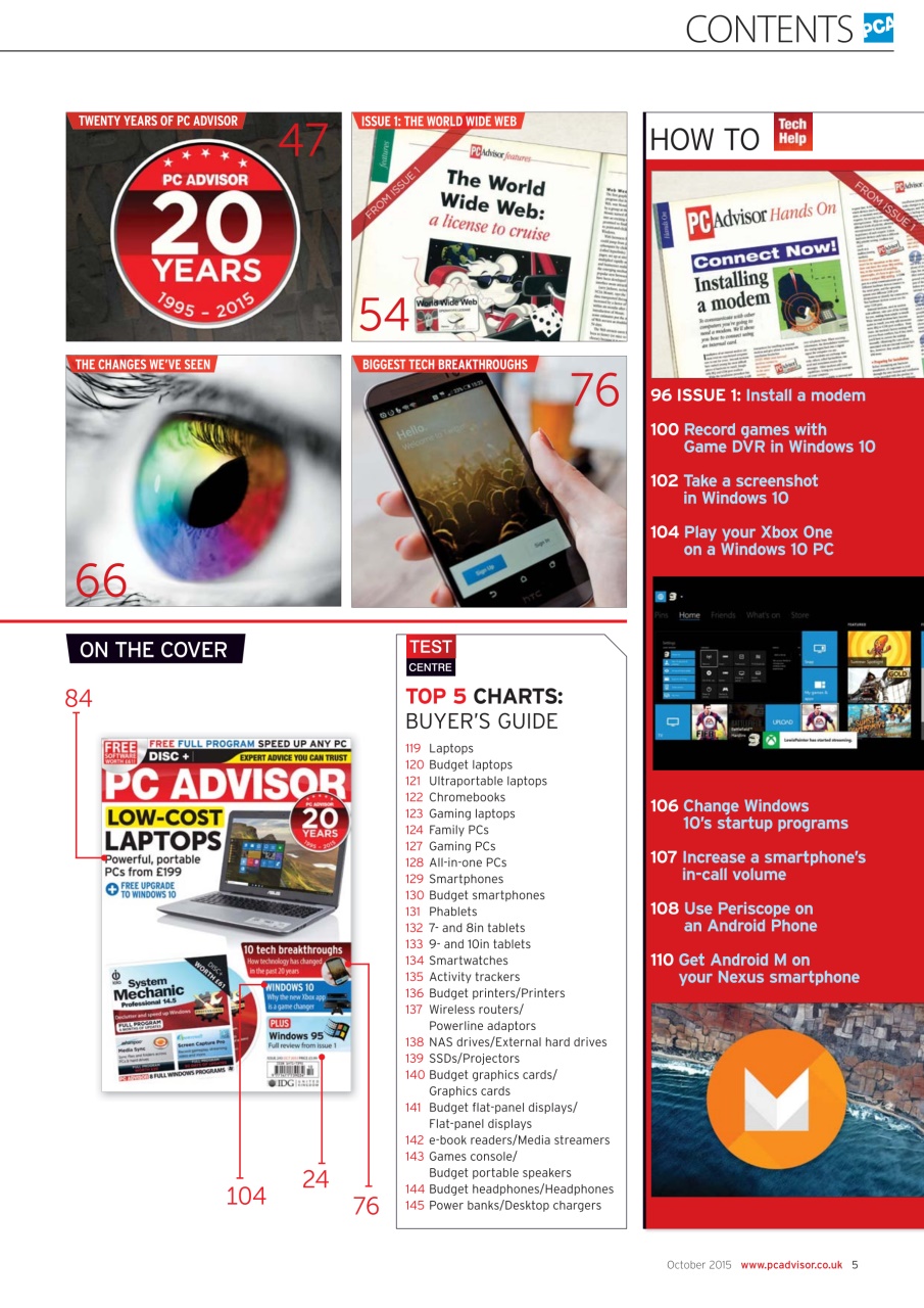 Tech Advisor Preview Pages