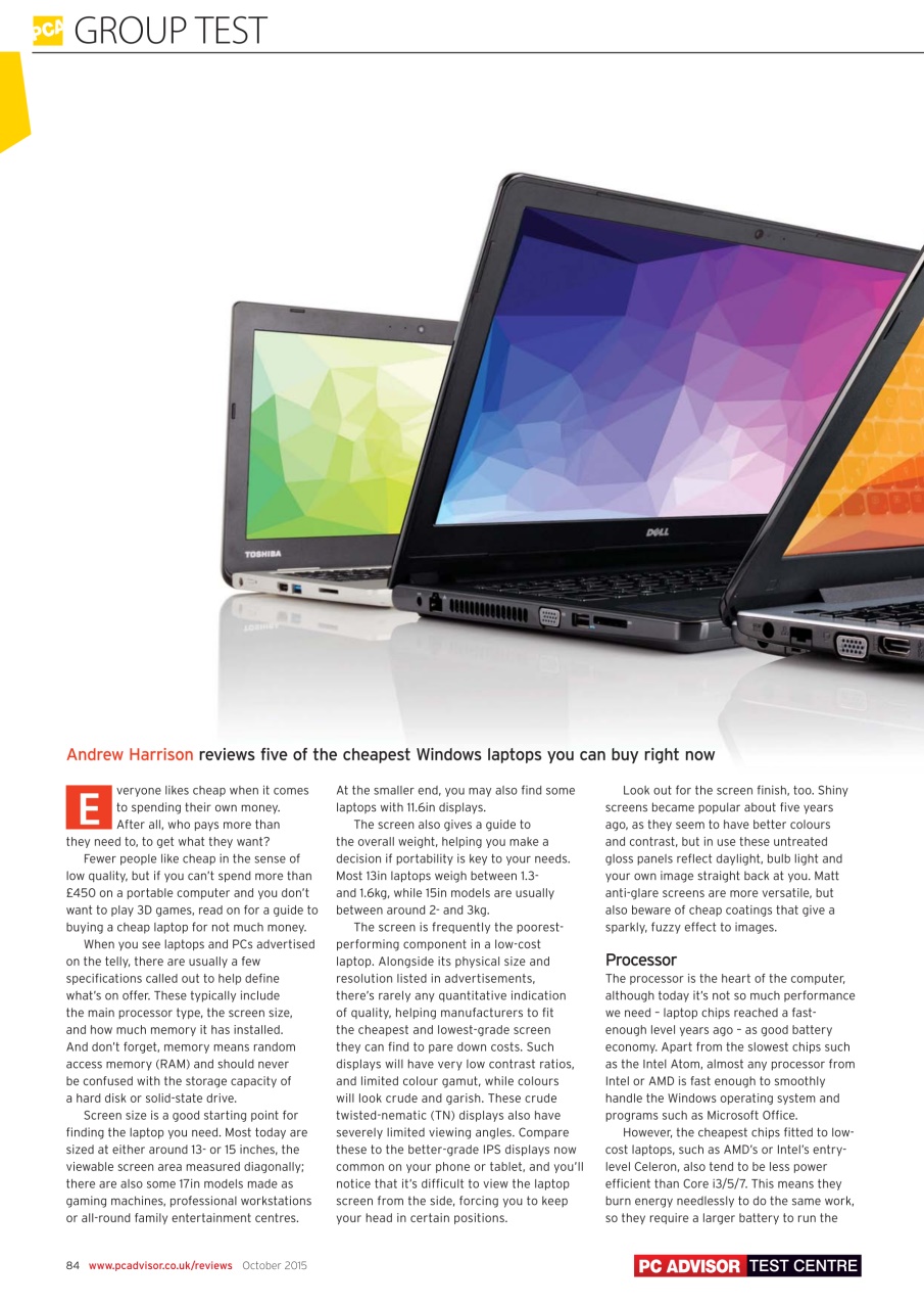 Tech Advisor Preview Pages