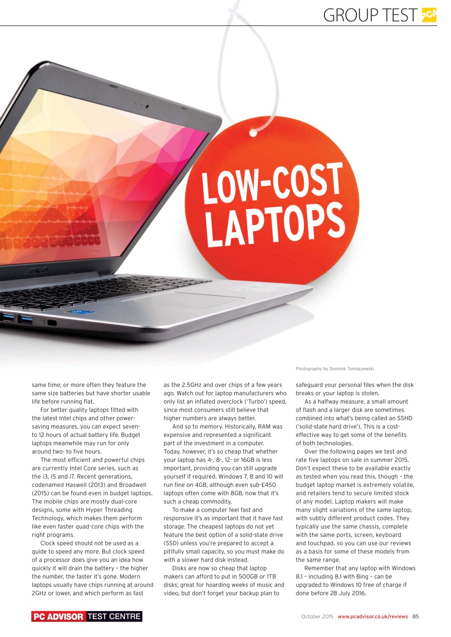 Tech Advisor Preview Pages