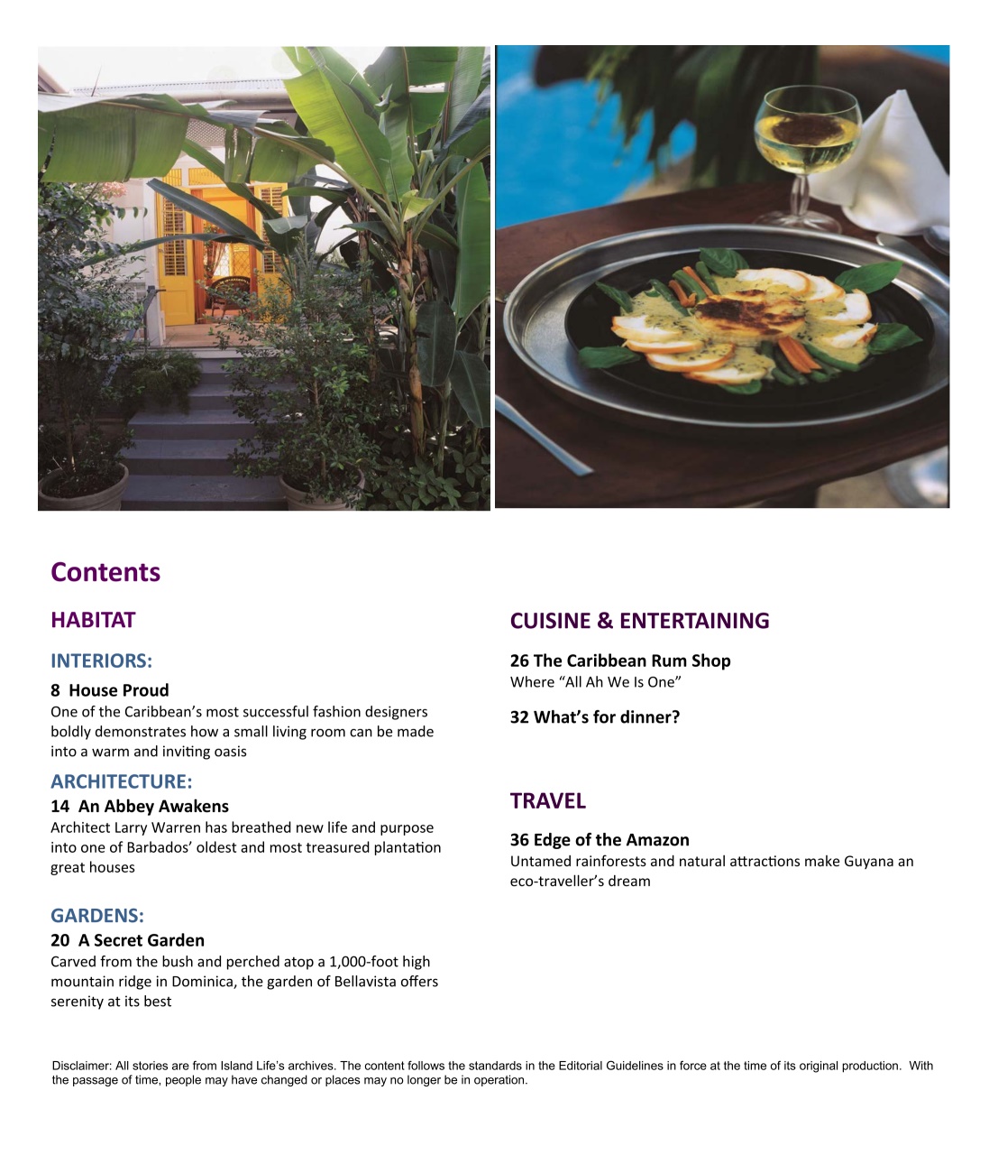 Island Life Preview Pages