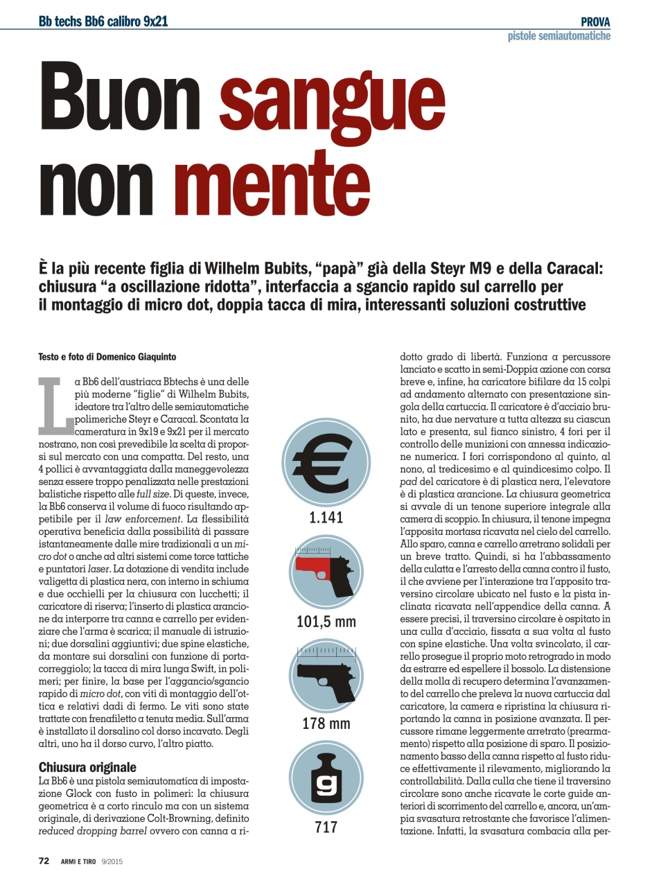 Armi E Tiro Preview Pages