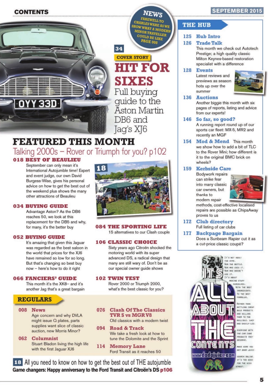 Classic Motoring Preview Pages