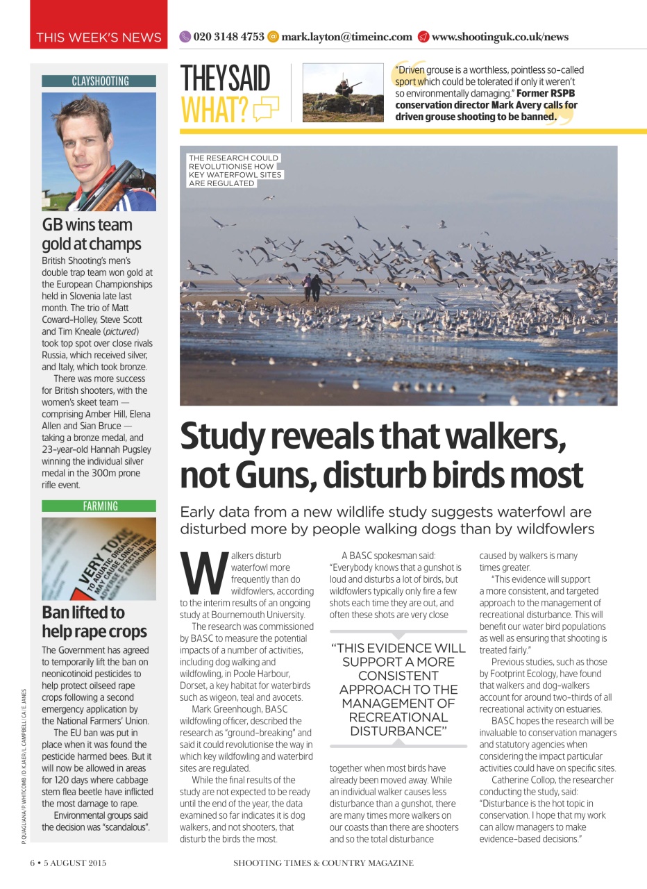 Shooting Times & Country Preview Pages