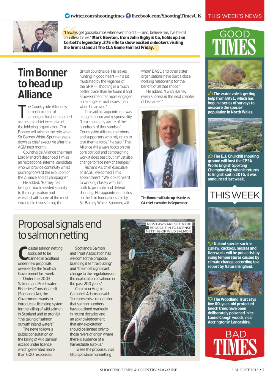 Shooting Times & Country Preview Pages