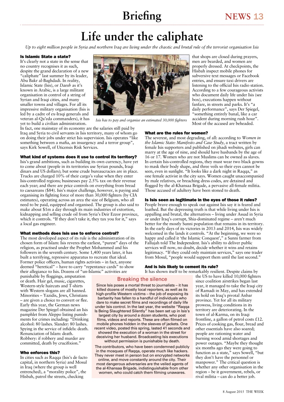 The Week Preview Pages