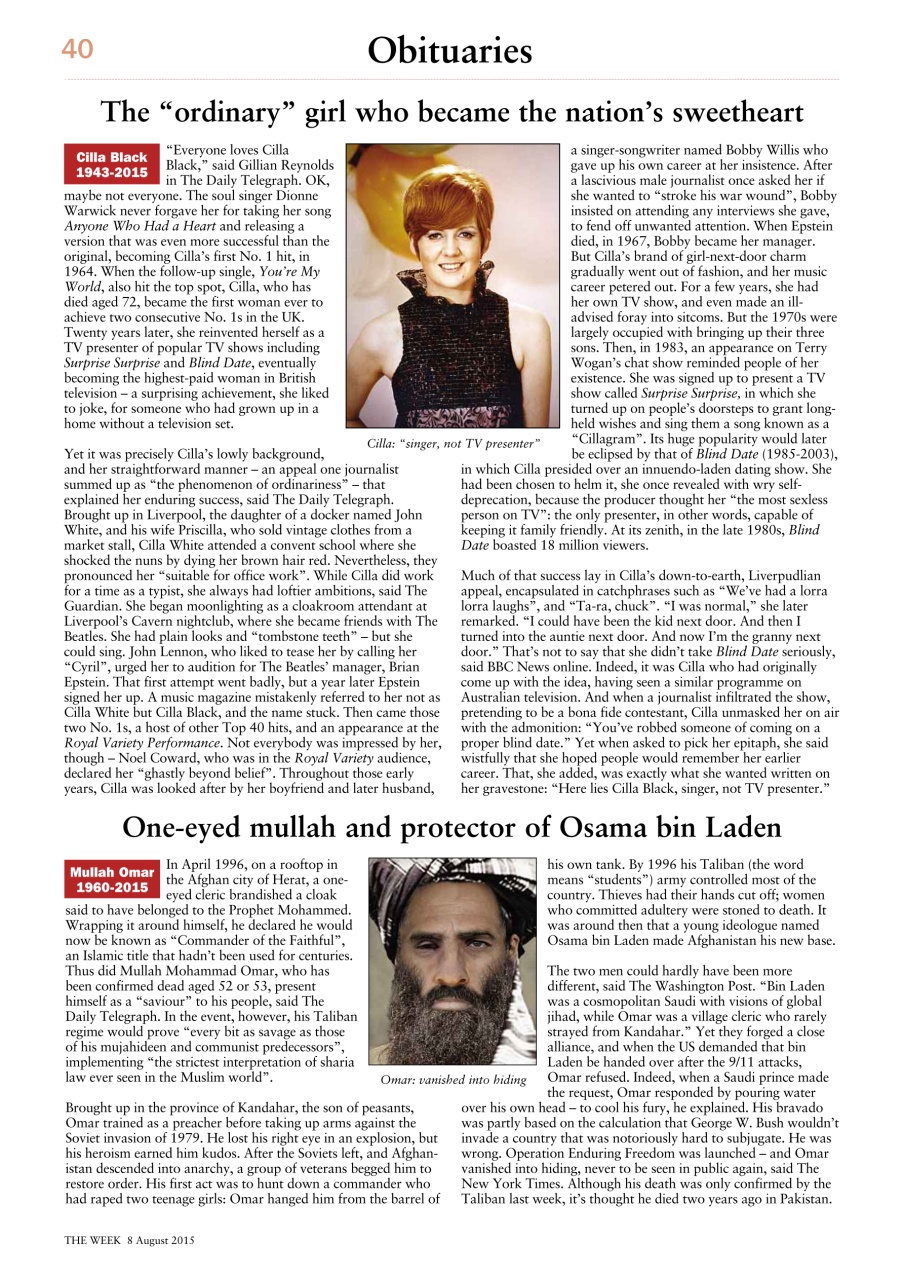 The Week Preview Pages