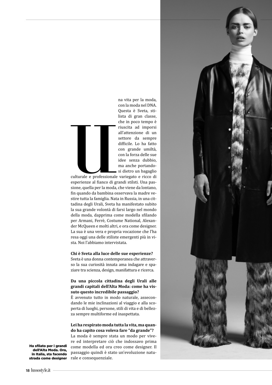Lusso Style Preview Pages