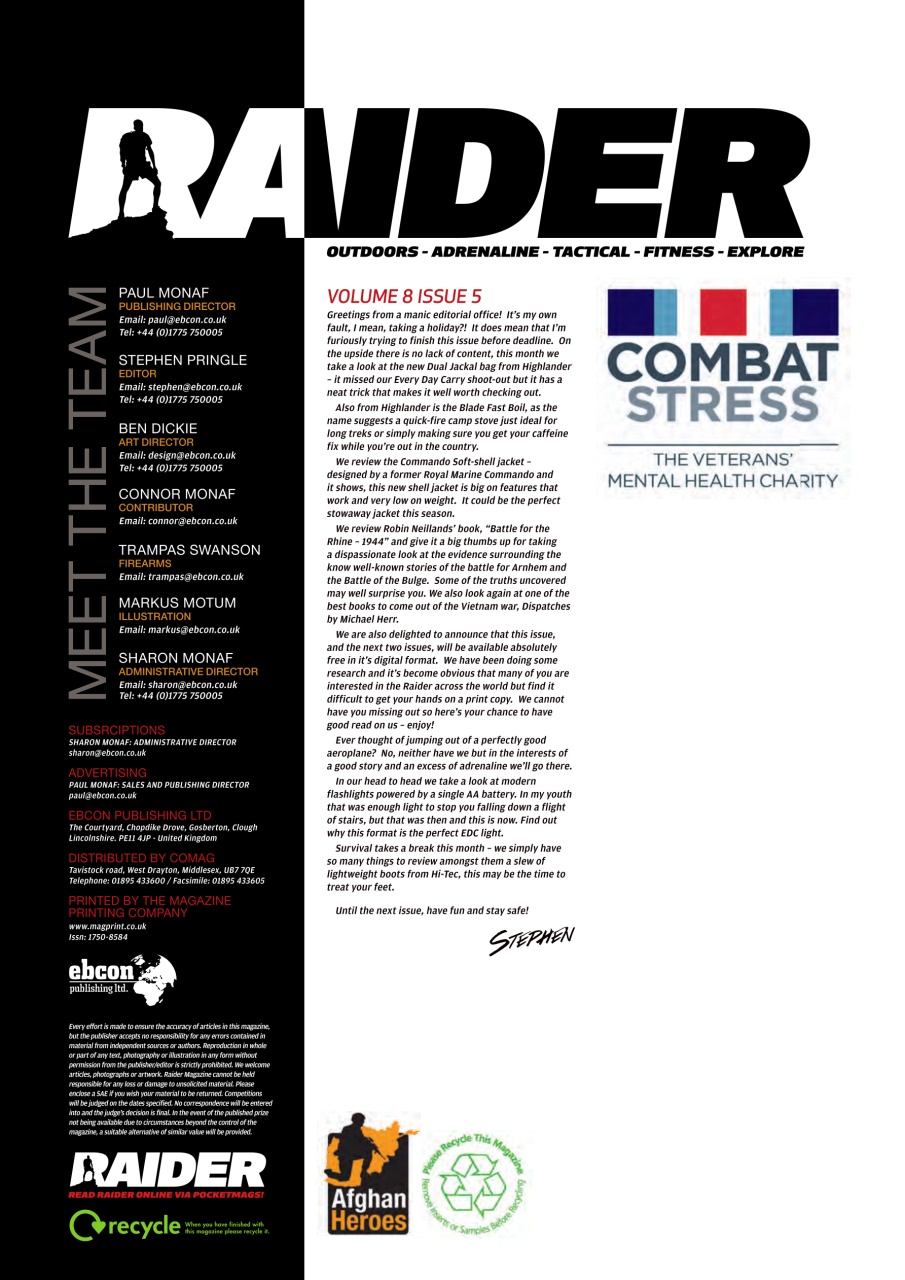 Raider Preview Pages