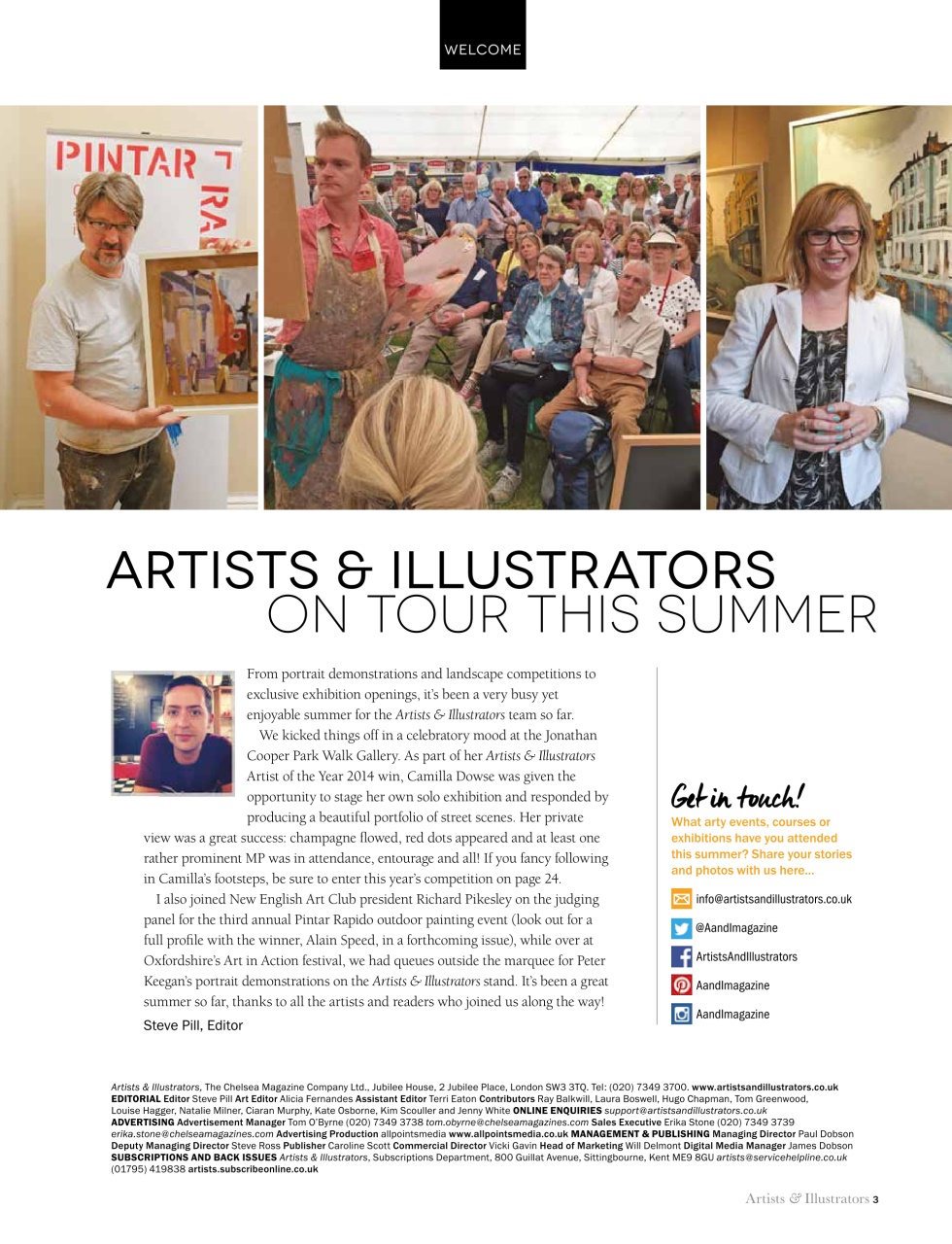 Artists & Illustrators Preview Pages