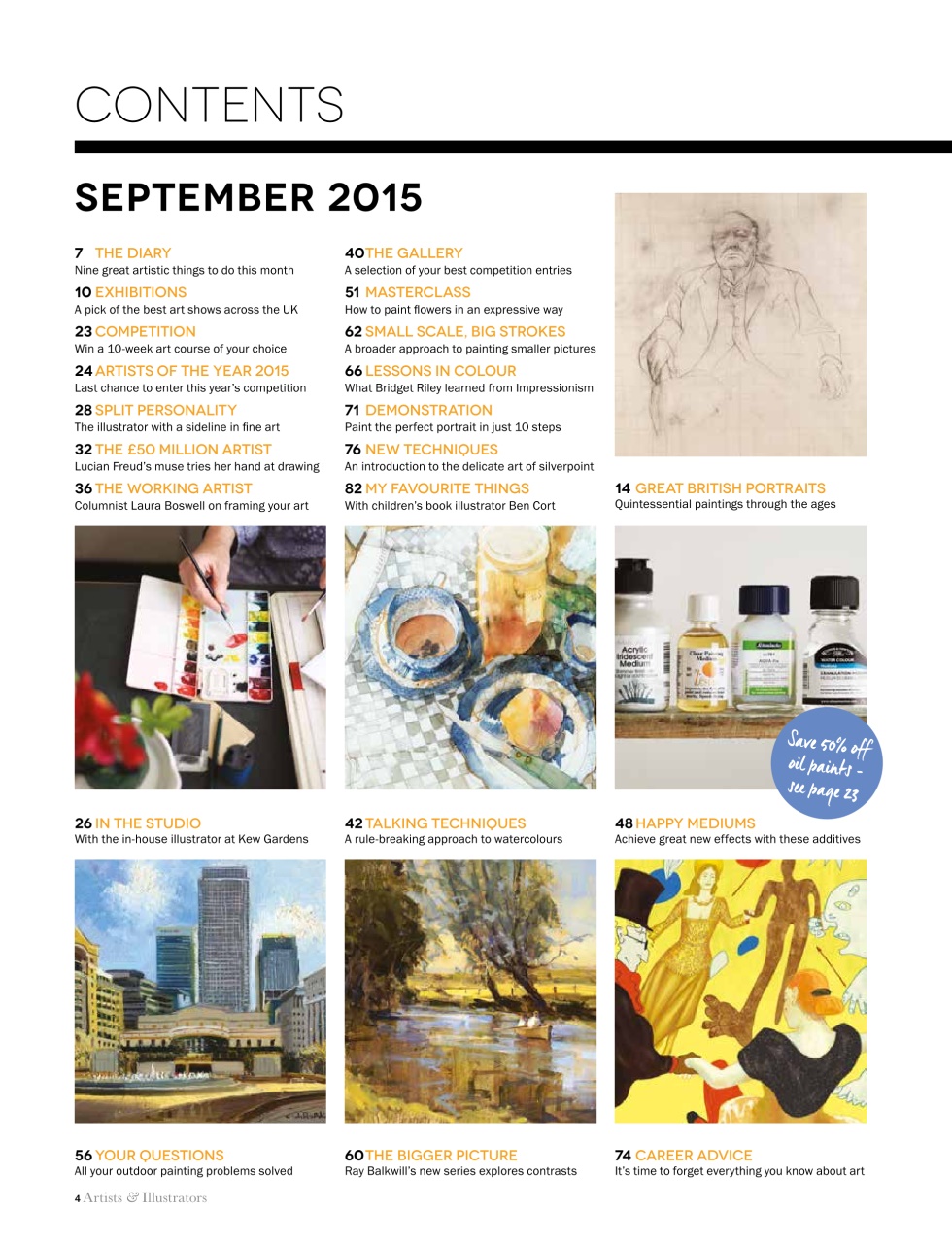 Artists & Illustrators Preview Pages