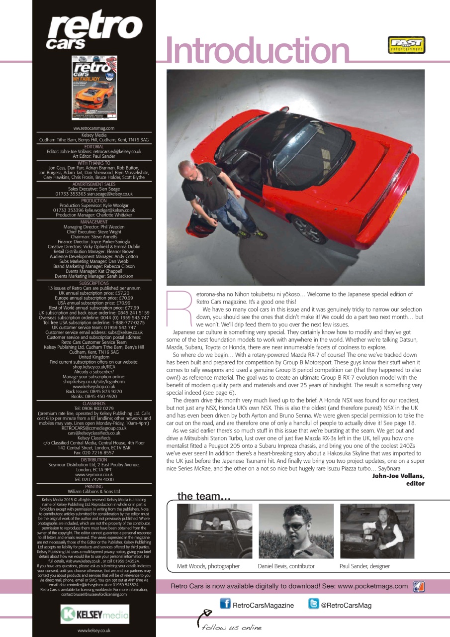 Retro Cars Preview Pages