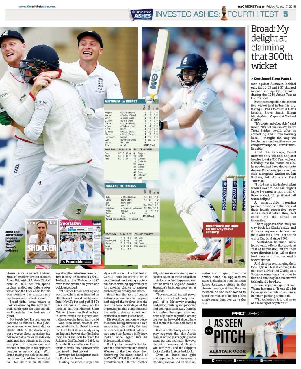The Cricket Paper Preview Pages