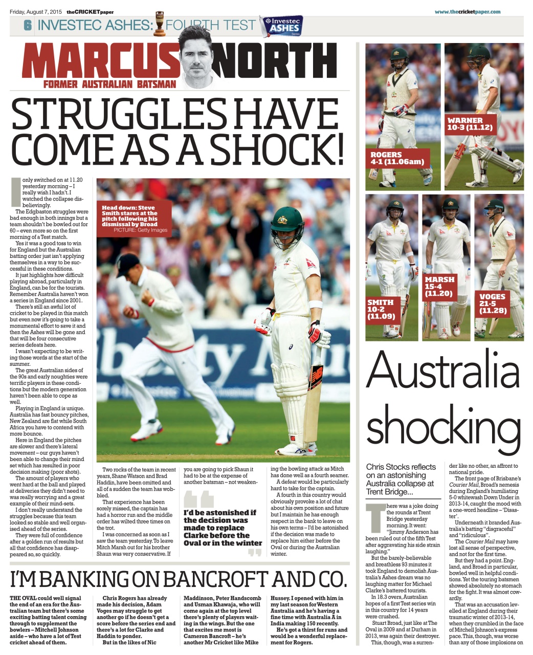 The Cricket Paper Preview Pages