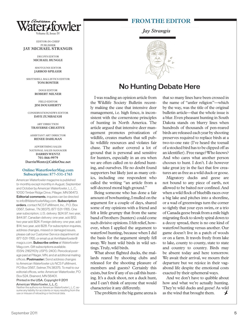 American Waterfowler Preview Pages