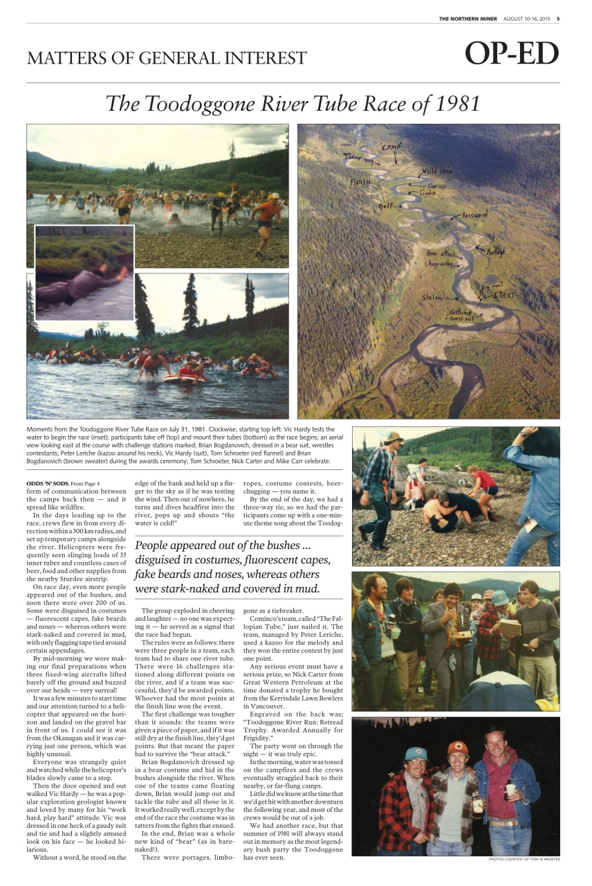 The Northern Miner Preview Pages