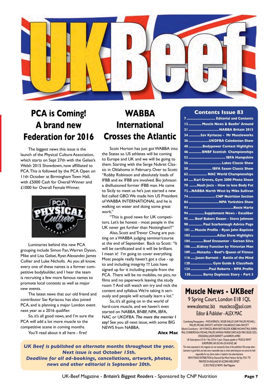 UK Beef Magazine Preview Pages