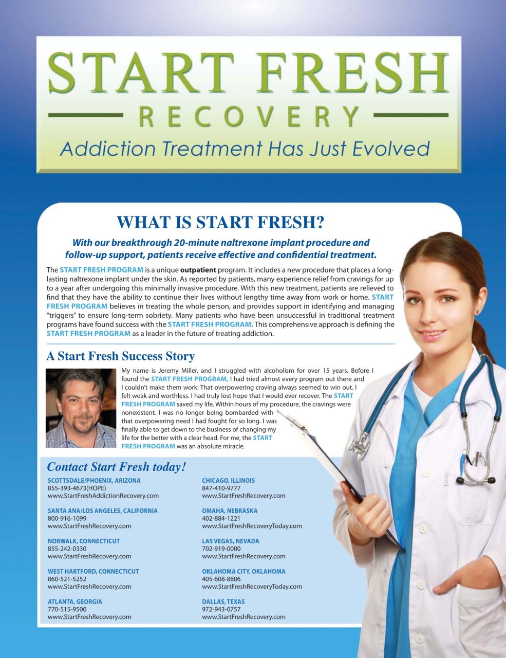 In Recovery Preview Pages