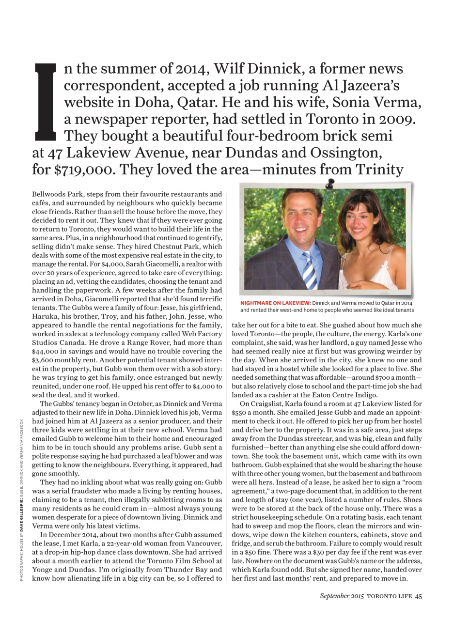 Toronto Life Preview Pages