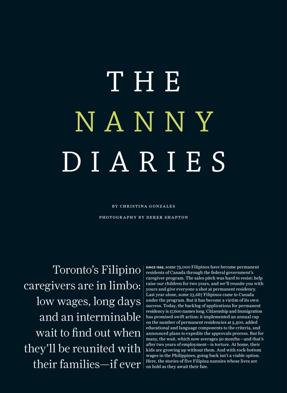 Toronto Life Preview Pages