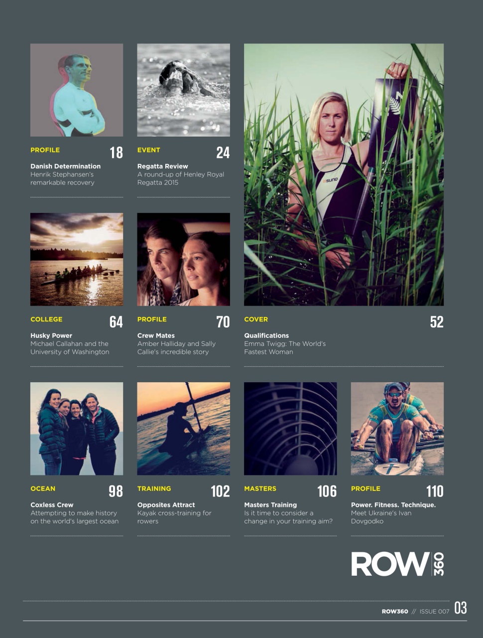 Row360 Preview Pages