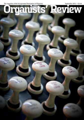 Organists' Review issue September 2015