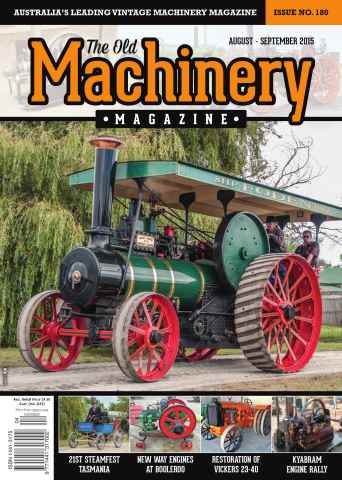 The Old Machinery Magazine issue Issue No 180