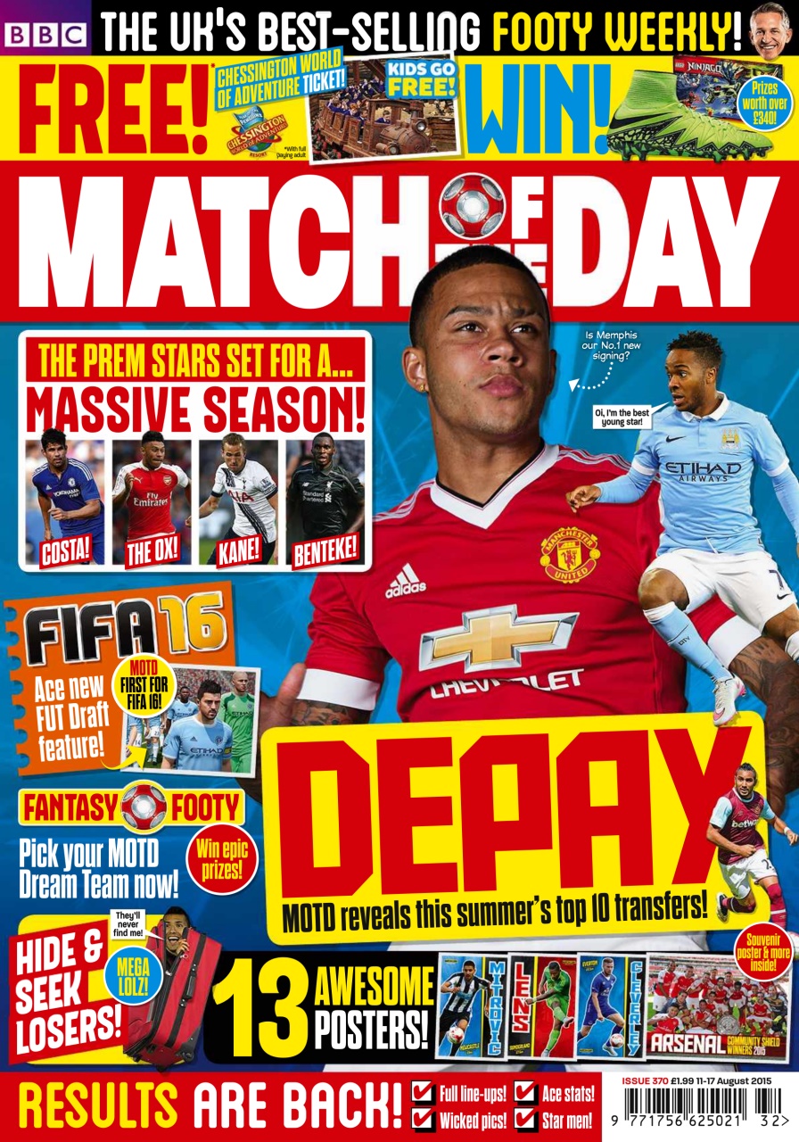 Match of the Day Preview Pages
