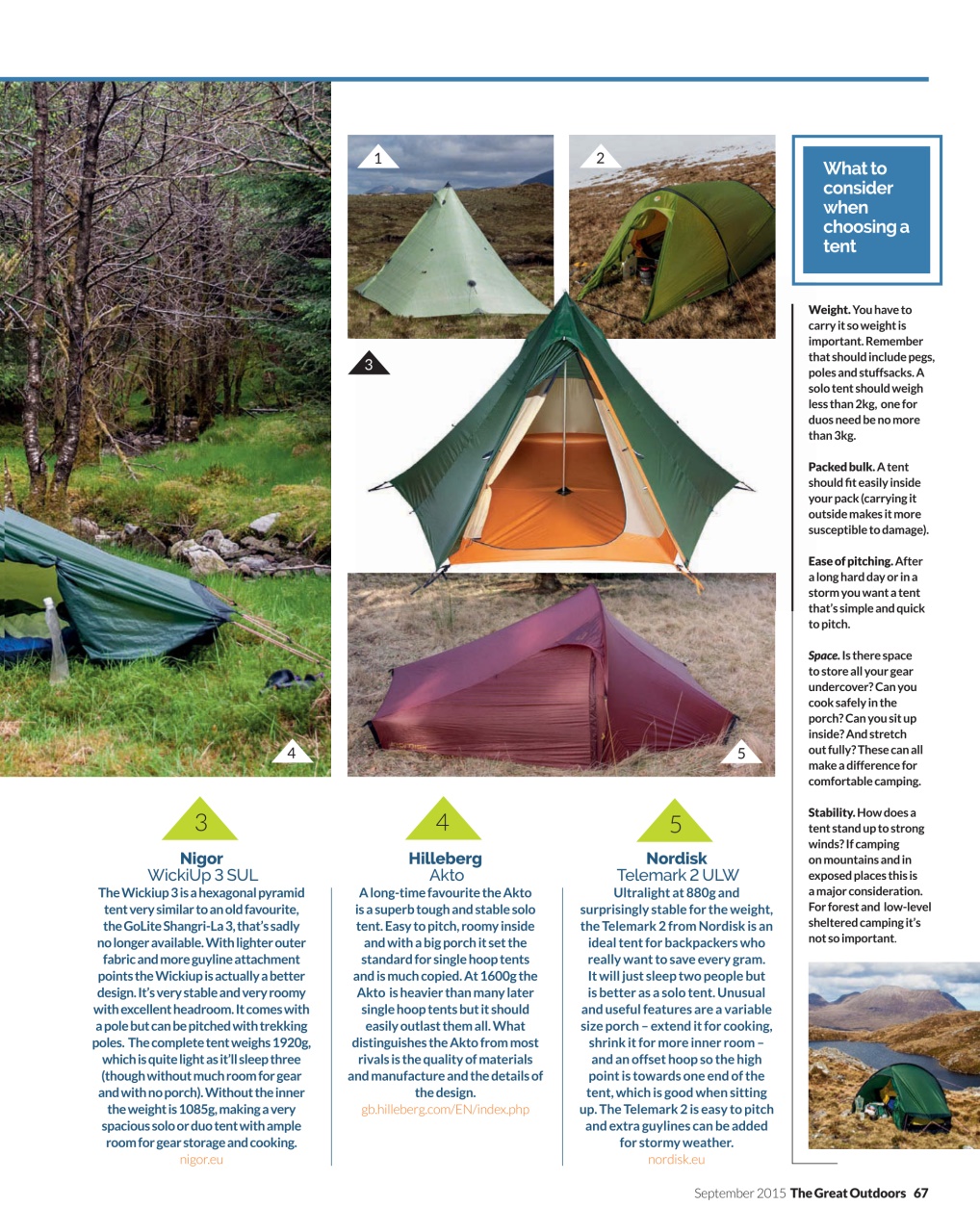 TGO - The Great Outdoors Magazine Preview Pages