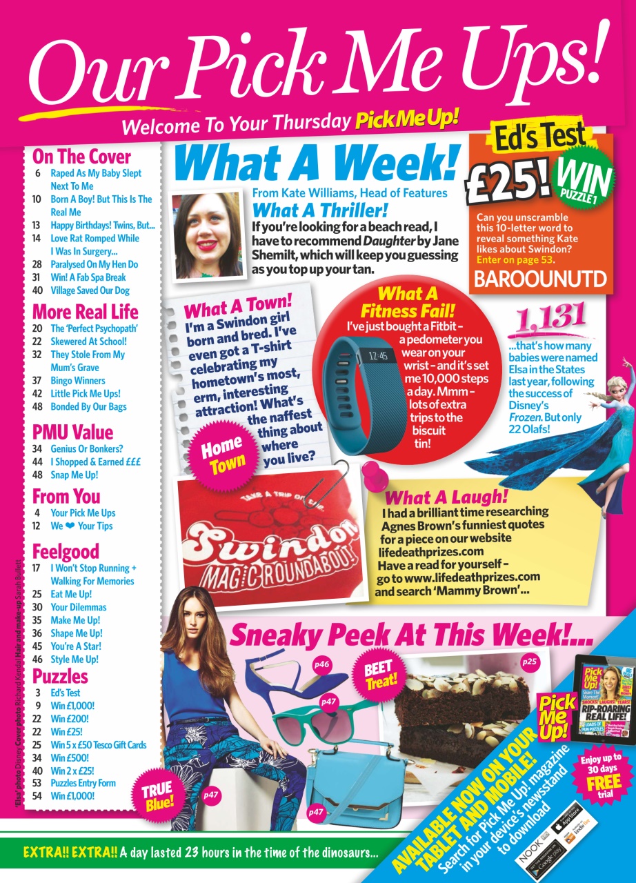 Pick Me Up Preview Pages