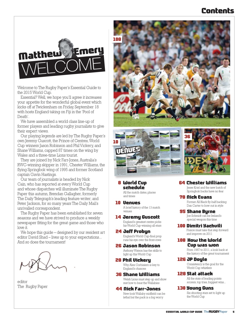 The Rugby Paper Preview Pages