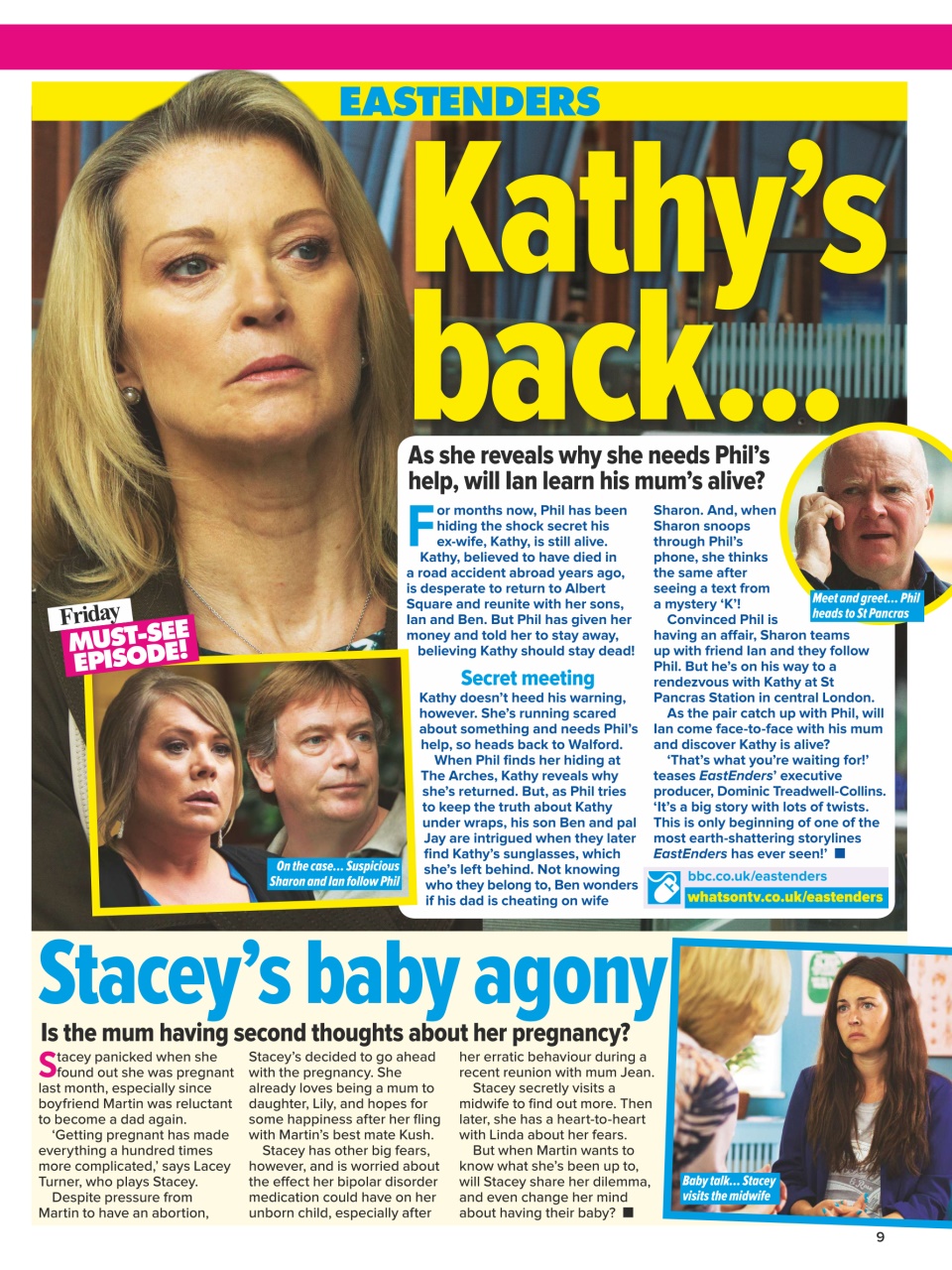 What's on TV Preview Pages