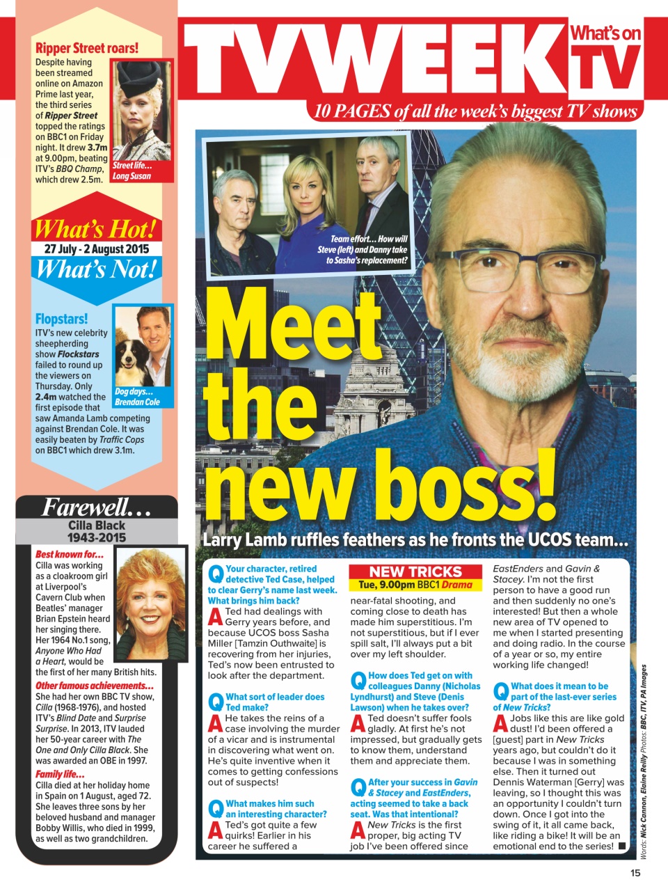 What's on TV Preview Pages