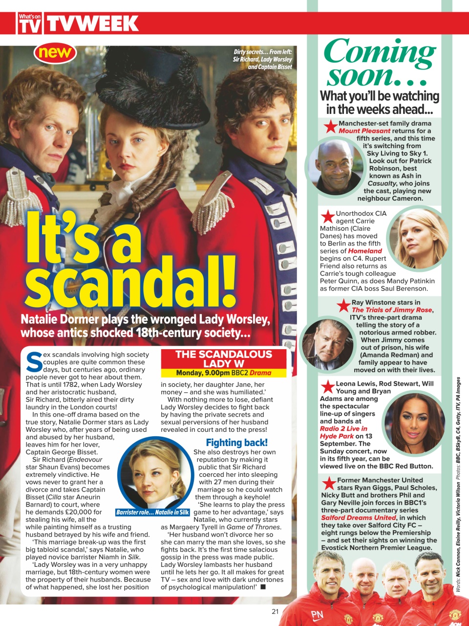 What's on TV Preview Pages