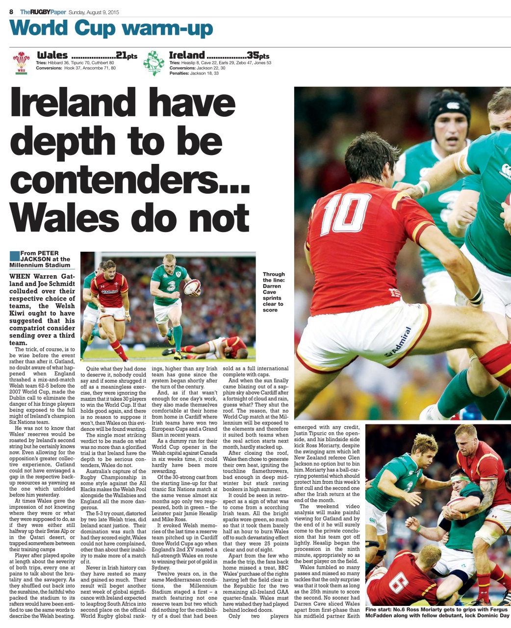 The Rugby Paper Preview Pages