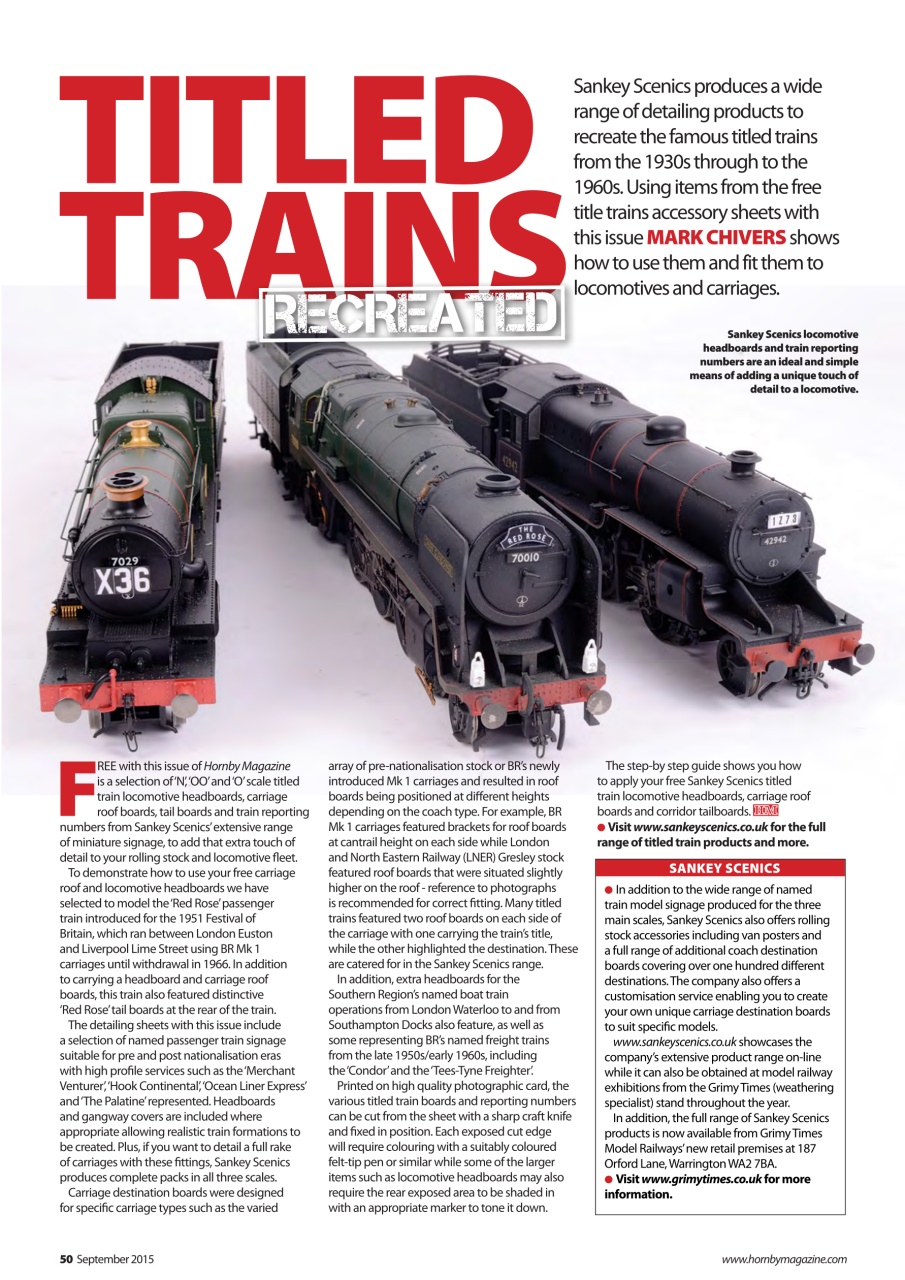 Hornby Magazine Preview Pages