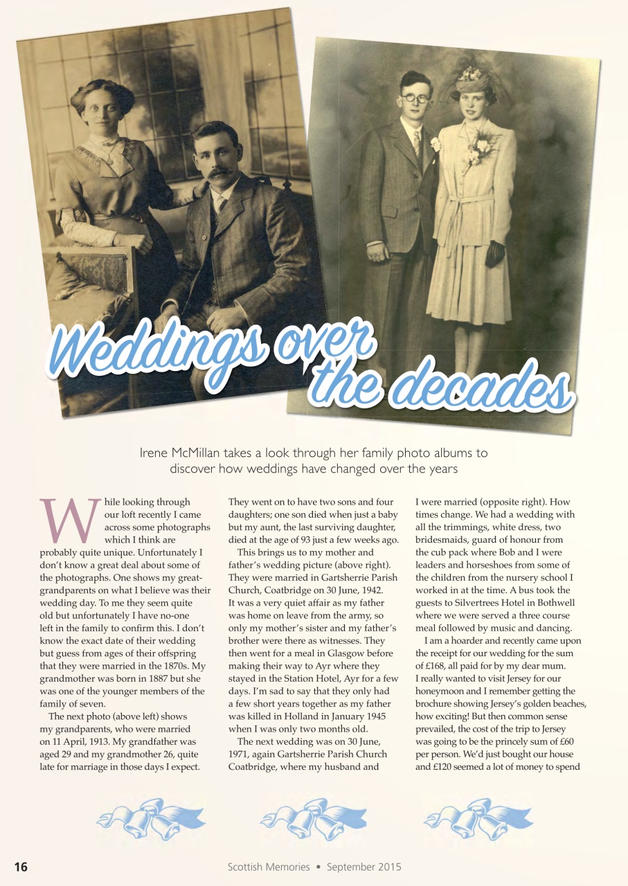 Scottish Memories Preview Pages