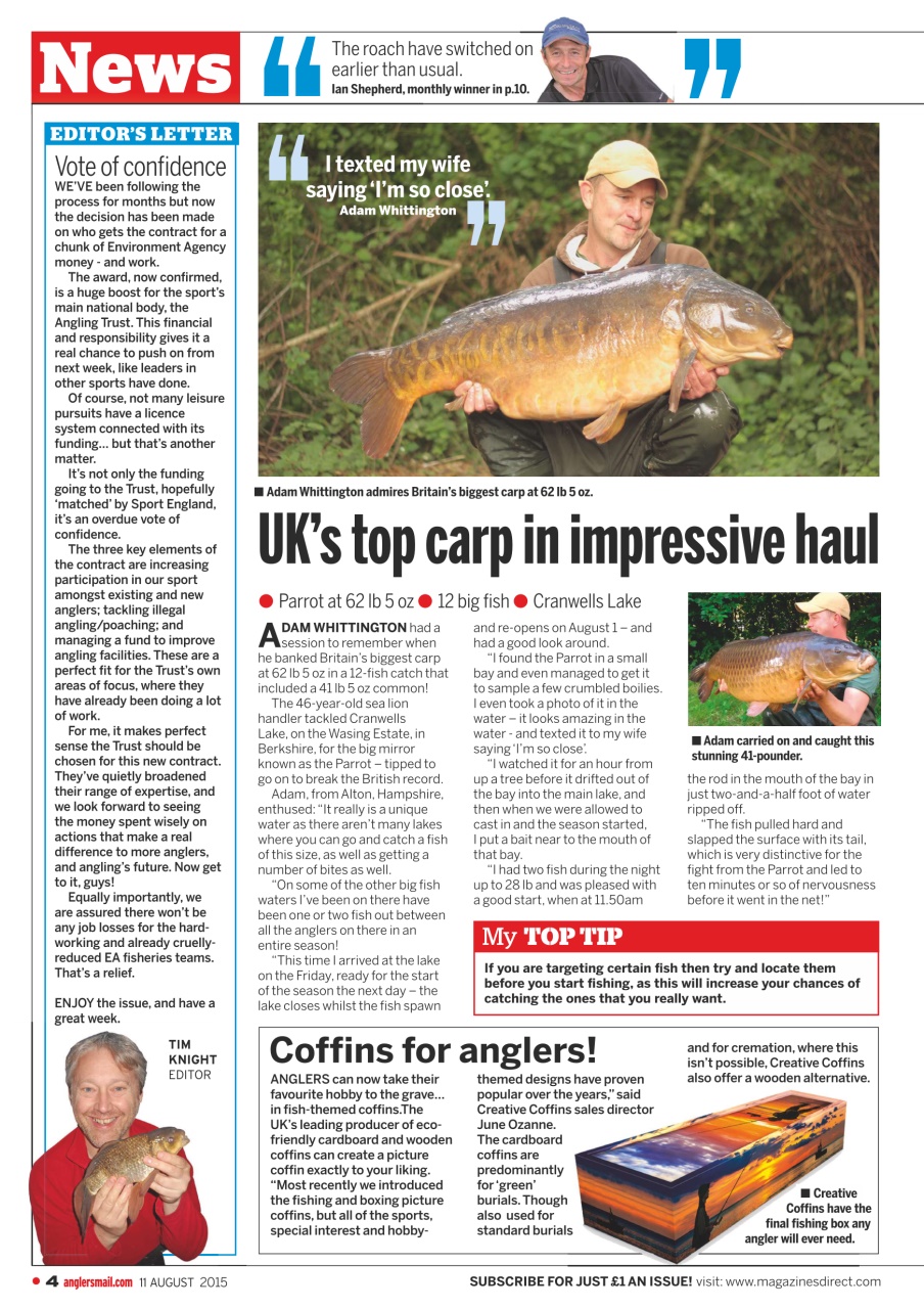 Anglers Mail Preview Pages