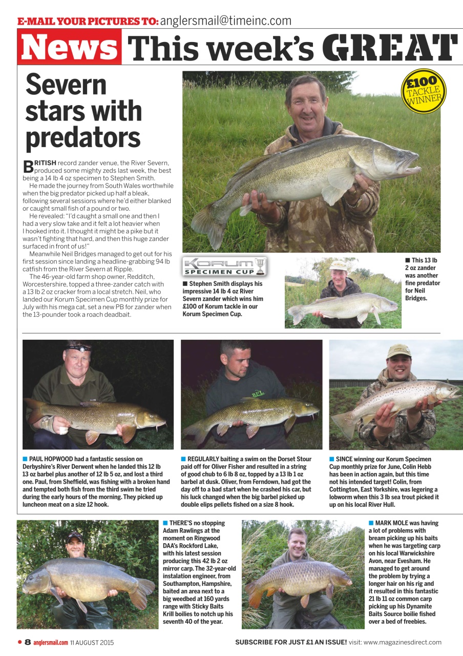 Anglers Mail Preview Pages