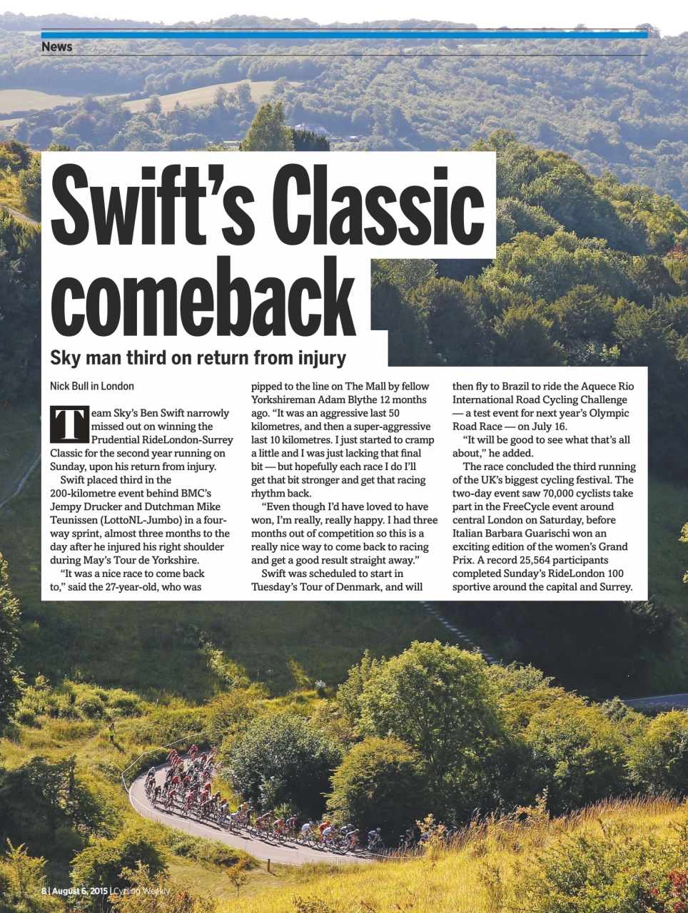 Cycling Weekly Preview Pages