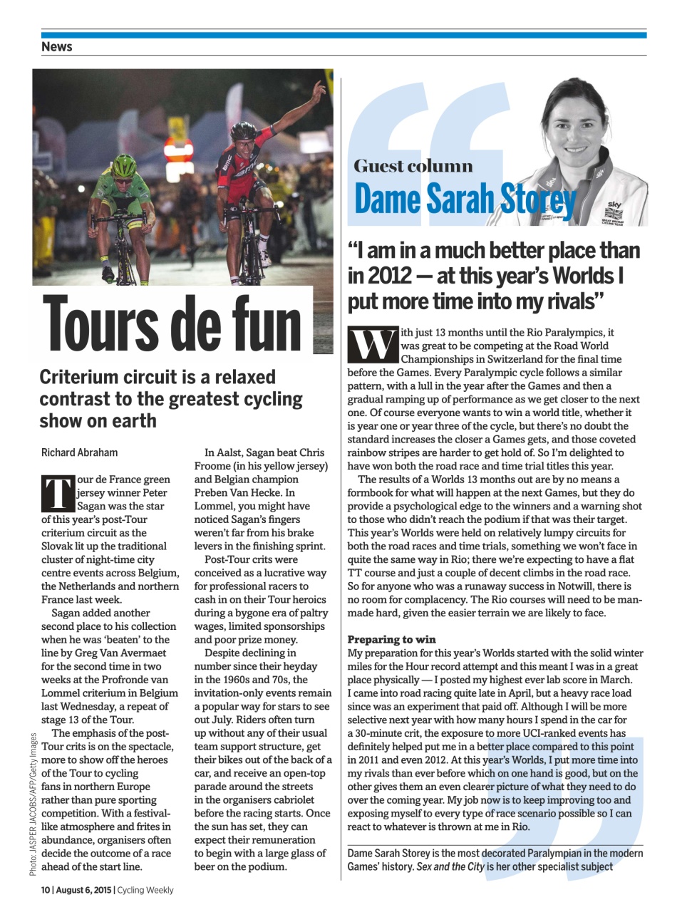 Cycling Weekly Preview Pages