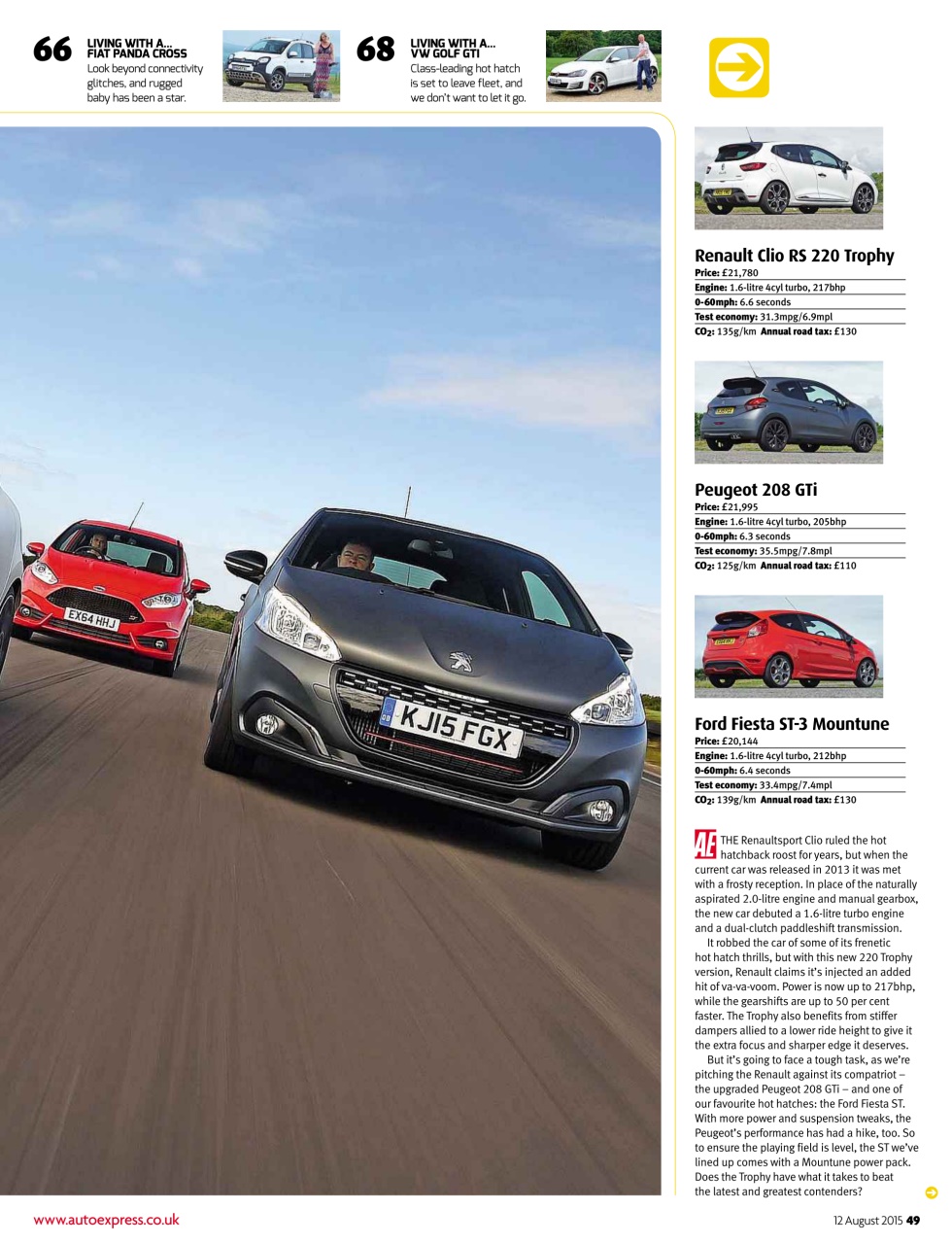 Auto Express Preview Pages
