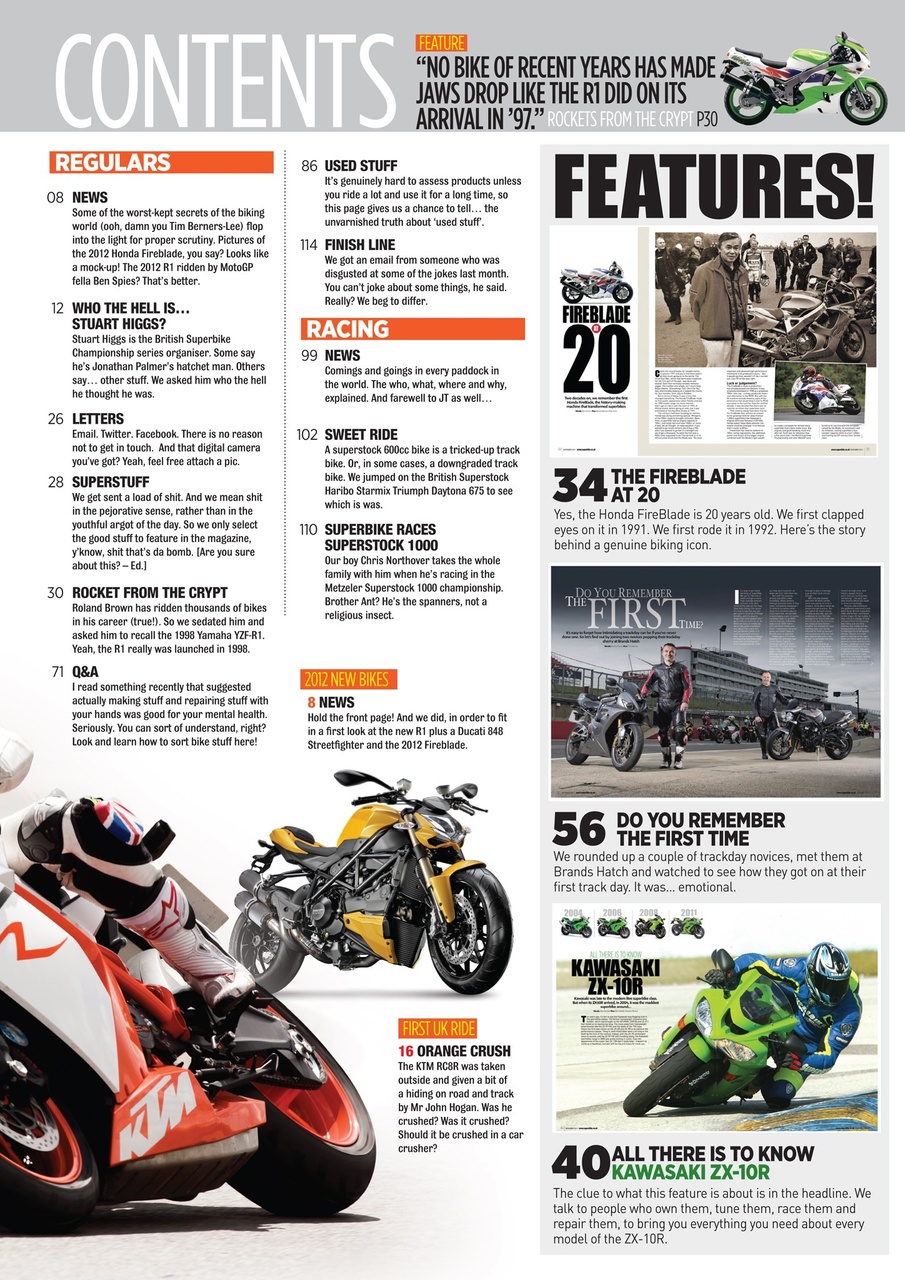 Superbike Magazine Preview Pages