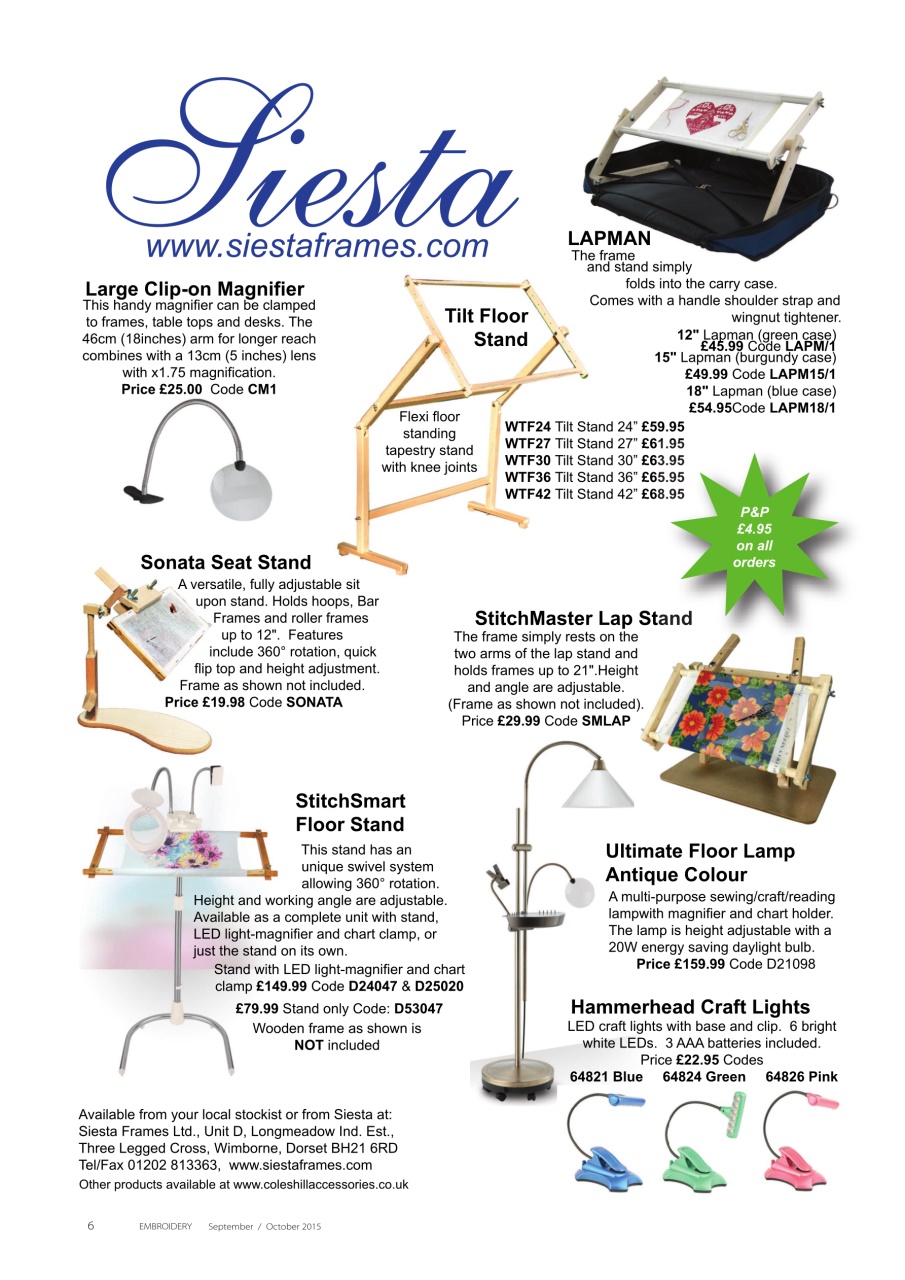 Embroidery Magazine Preview Pages