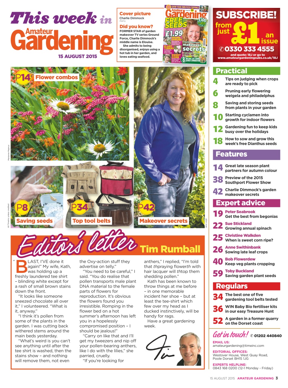 Amateur Gardening Preview Pages