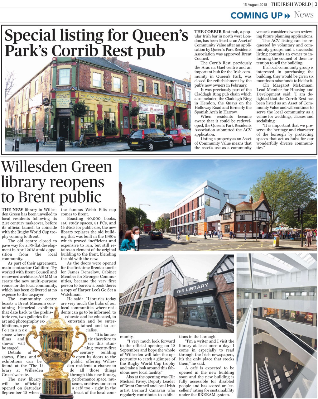 Irish World Preview Pages