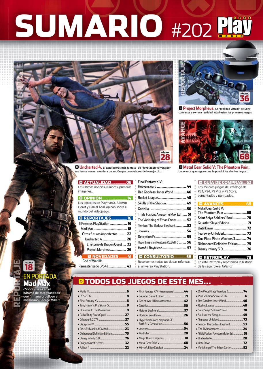 Playmania Preview Pages