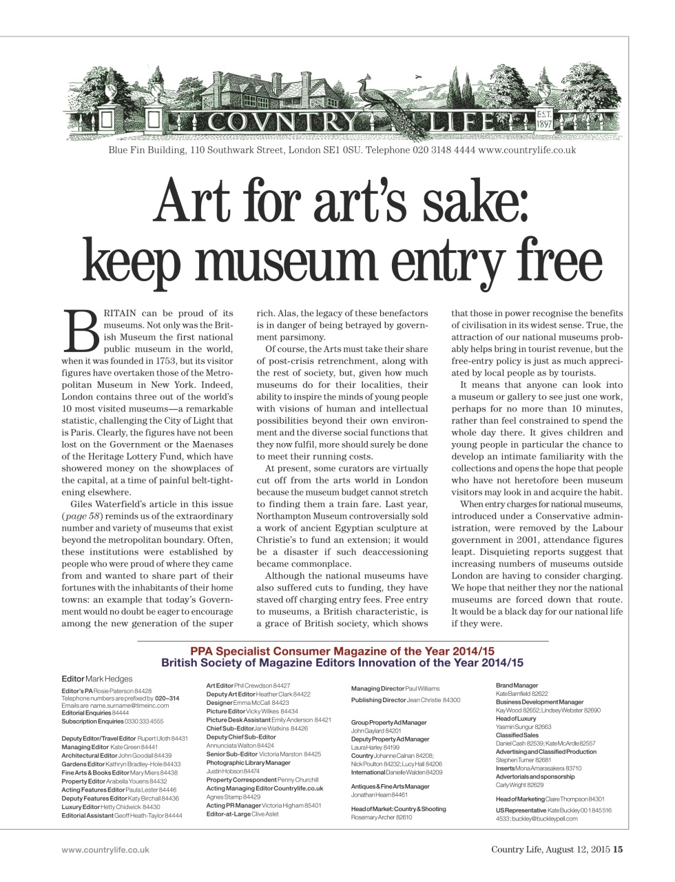 Country Life Preview Pages